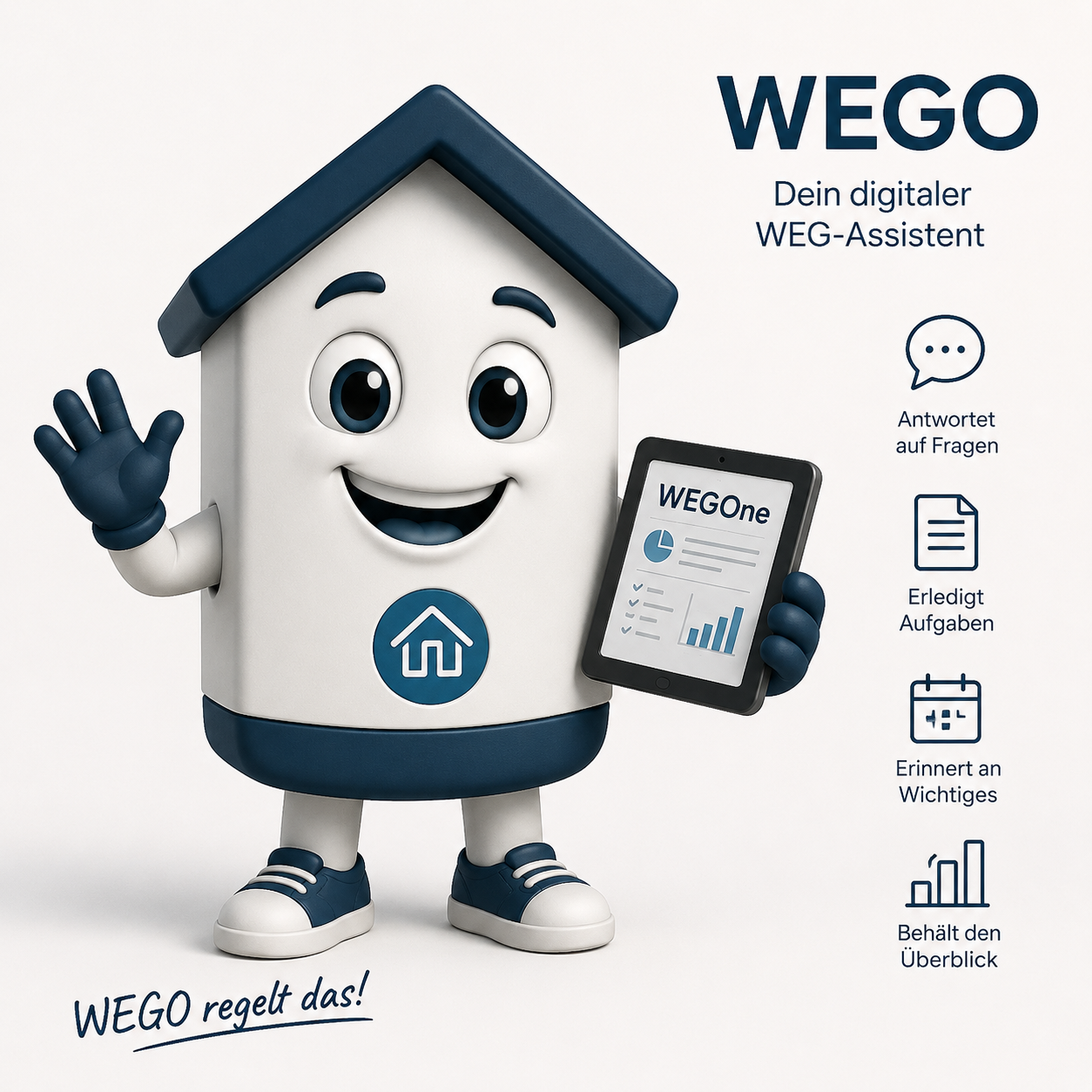 Hubsi, der digitale Assistent von WEGhub
